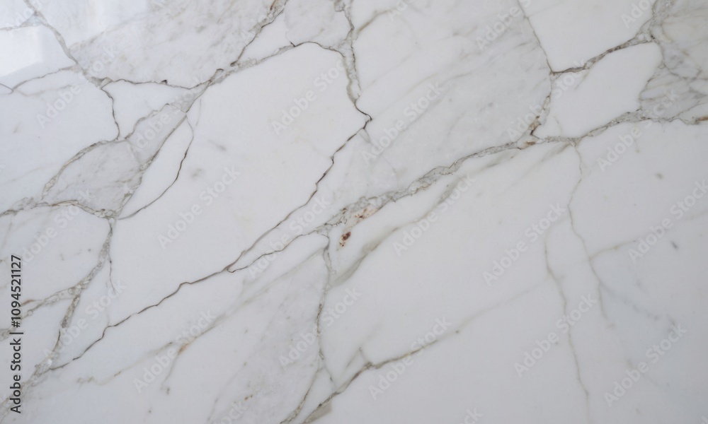 White marble made of fragments and with cracks White marble made of fragments and with cracks