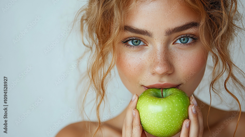 Woman Eating Fruits Woman Eating Fruits