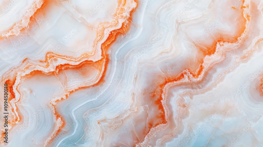 Abstract orange and blue marble texture digital art modern design Abstract orange and blue marble texture digital art modern design