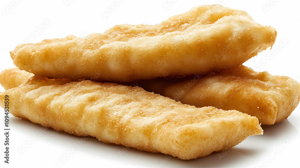 Crispy Fried Fish Sticks Stacked High, Golden Brown and Deliciously Appealing Food Photography Crispy Fried Fish Sticks Stacked High, Golden Brown and Deliciously Appealing Food Photography