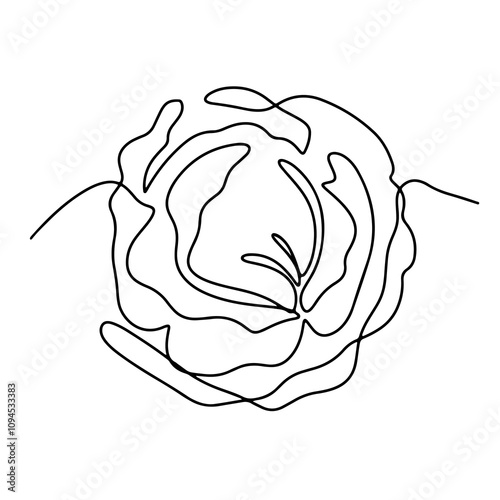 Healthy Fresh Vegetables Vector Line Art Graphic Design Decoration