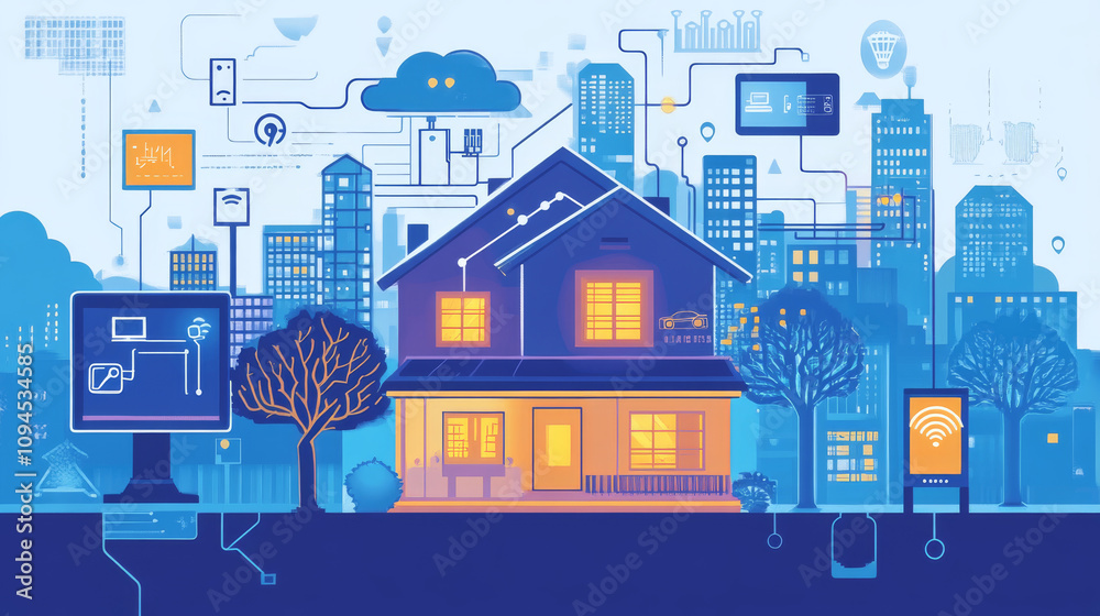 Home computers connect securely to the internet and servers through a protected network. This protects data and keeps the home network safe. Home computers connect securely to the internet and servers through a protected network. This protects data and keeps the home network safe.
