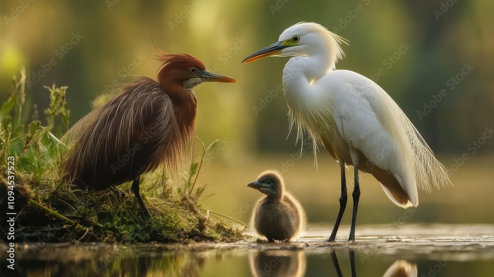 Fototapeta premium Species frequently depicted in wildlife and nature photography.
