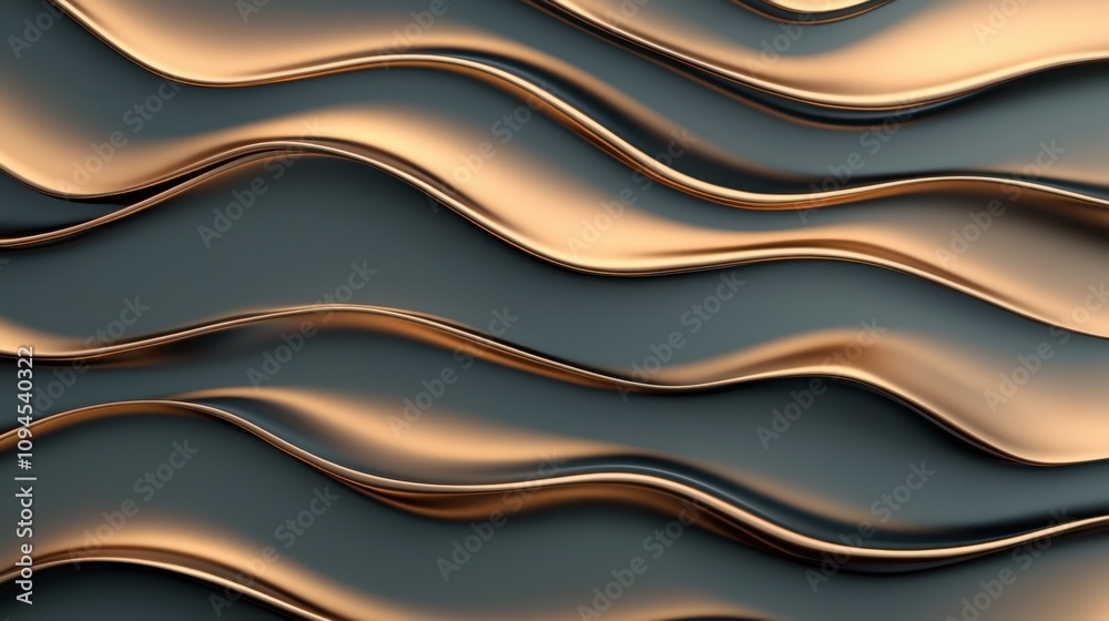 custom made wallpaper toronto digitalDynamic wave patterns modern art gallery abstract design indoor close-up