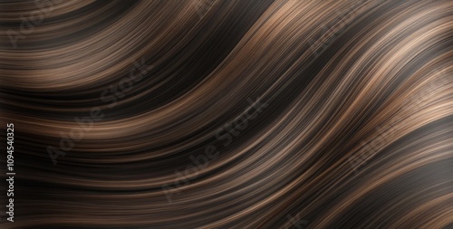 Swirling patterns of rich brown and black tones create a mesmerizing abstract...