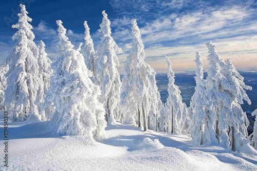 At sunset, tykky, Kuntivaara Fell, Kuusamo, Finland. photo