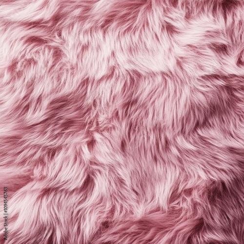 Soft pink faux fur fabric texture perfect for cozy decor and fashion accessories