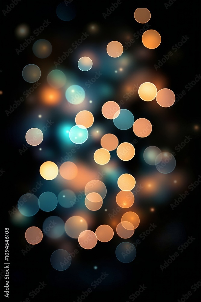 Fototapeta premium Colorful fireworks illuminate the night sky during a celebration event