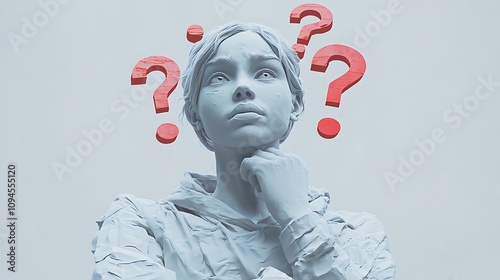 head of a person with a question mark