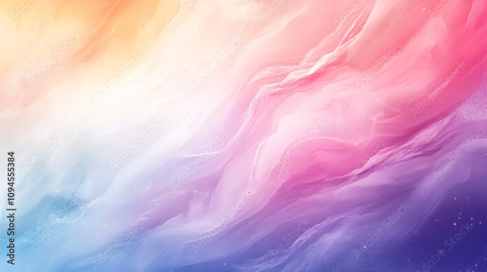 Obraz premium Colorful abstract background flowing with pink, purple, blue and orange colors