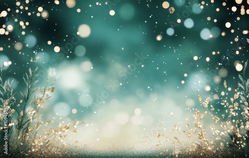 Sparkling background with soft bokeh effect creating an enchanting atmosphere...