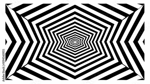 Optical illusion patterns vector illustration