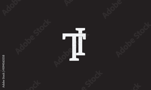 TI, IT, I, T Abstract Letters Logo Monogram	
