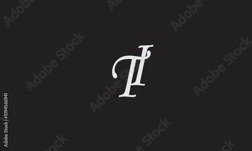 TI, IT, I, T Abstract Letters Logo Monogram