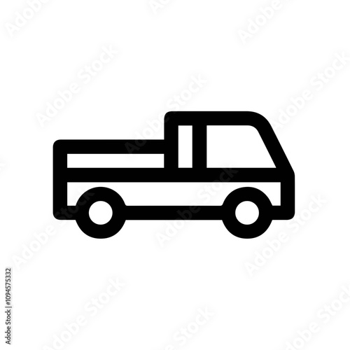 Truck icon symbol vector image illustration 