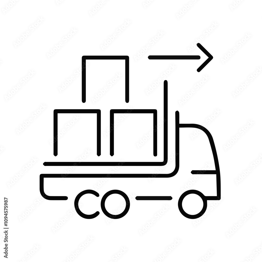 Truck icon symbol vector image illustration Truck icon symbol vector image illustration