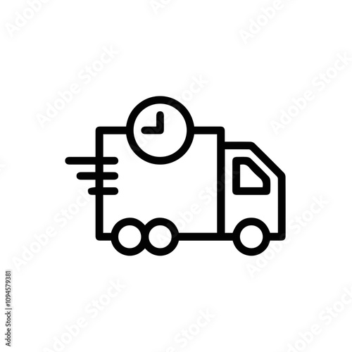 Truck icon symbol vector image illustration

