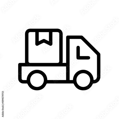 Truck icon symbol vector image illustration
