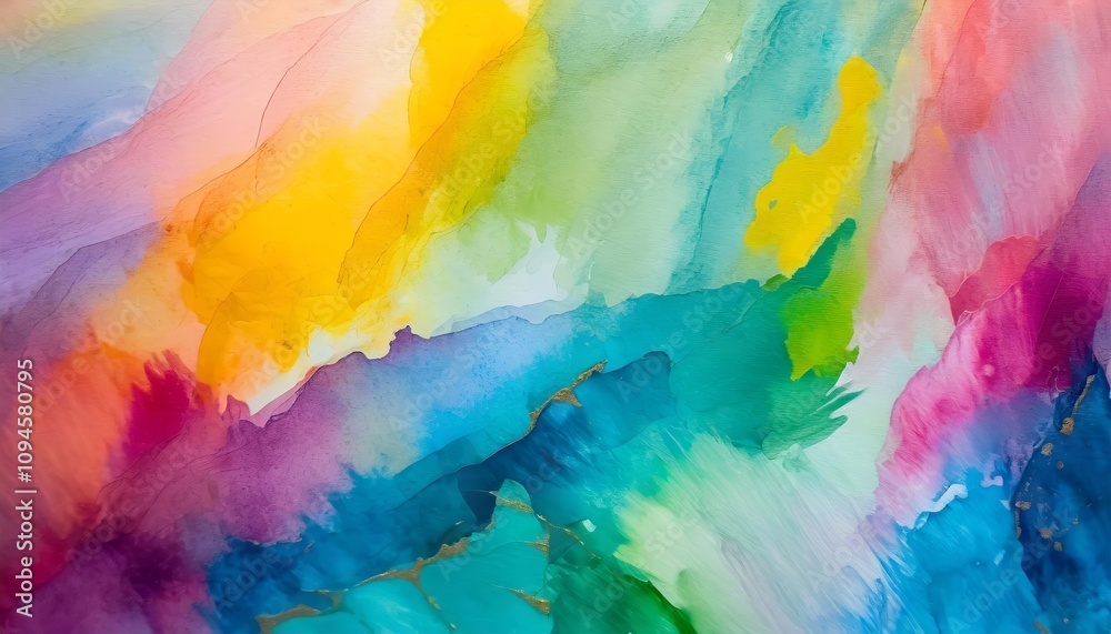 Fototapeta premium Abstract Multicolored Painting Wallpaper - Contemporary Art with Dynamic Textures, Bold Colors, and Modern Design. Perfect for Elevating Spaces with Artistic Flair and Vibrant Energy ().