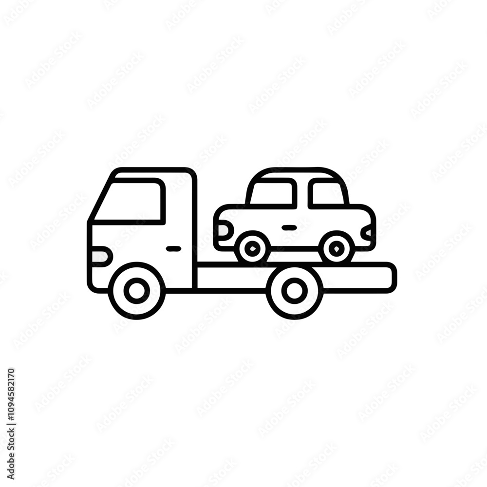 Truck icon symbol vector illustration
