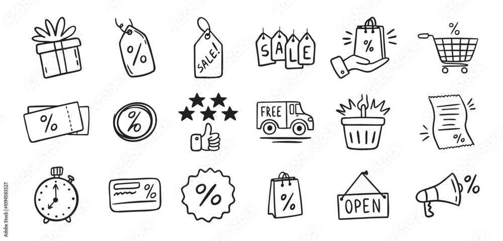 Loyalty card hand drawn doodle element icons. Symbol for Loyalty card, incentive program outline illustration icon Loyalty card hand drawn doodle element icons. Symbol for Loyalty card, incentive program outline illustration icon