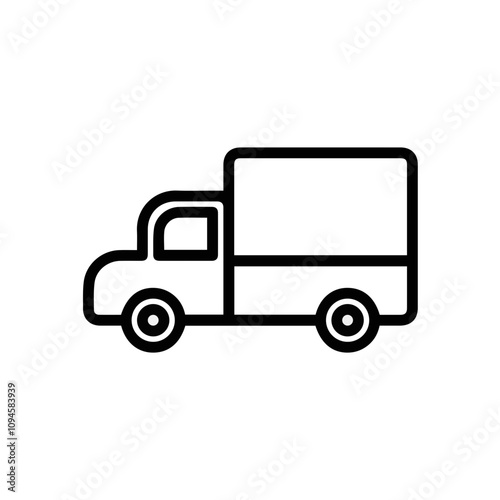 Truck icon symbol vector illustration 