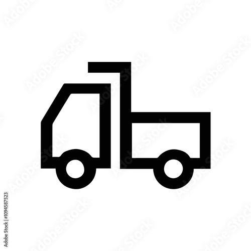 Truck icon symbol vector illustration 