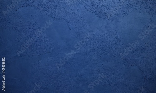 Abstract grunge decorative relief navy blue stucco wall texture