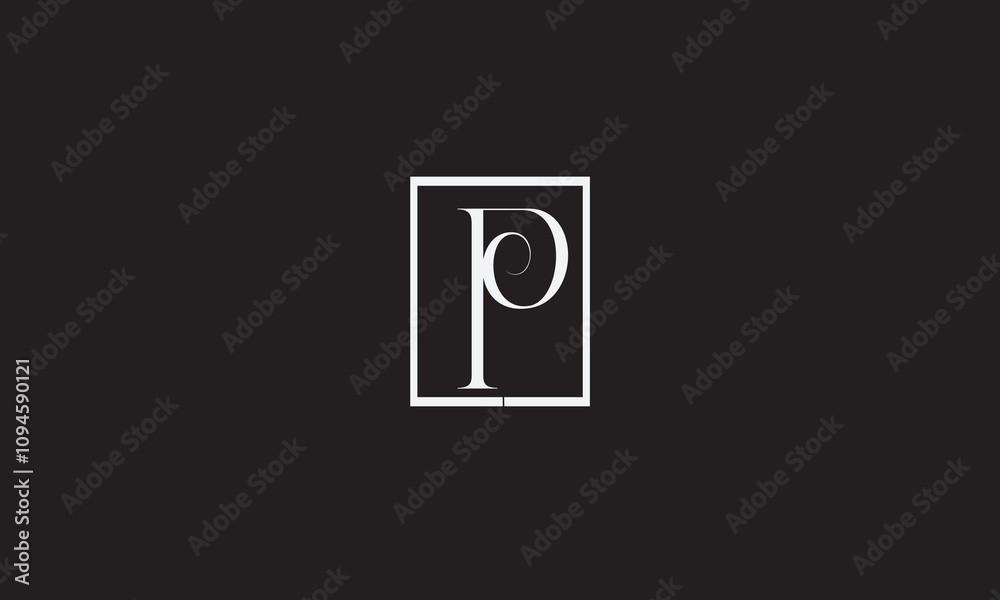 P, PP, P Abstract Letters Logo Monogram P, PP, P Abstract Letters Logo Monogram