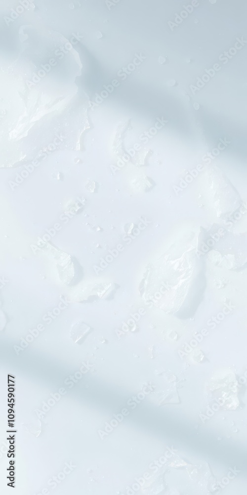 Obraz premium Smooth and reflective surface with a glossy texture resembling crystal clear ice, pattern