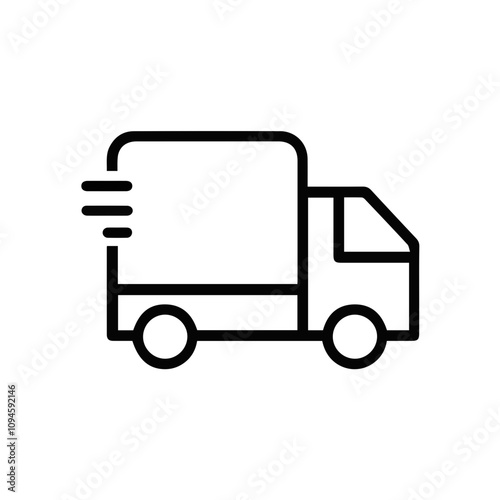 Truck icon symbol vector illustration 