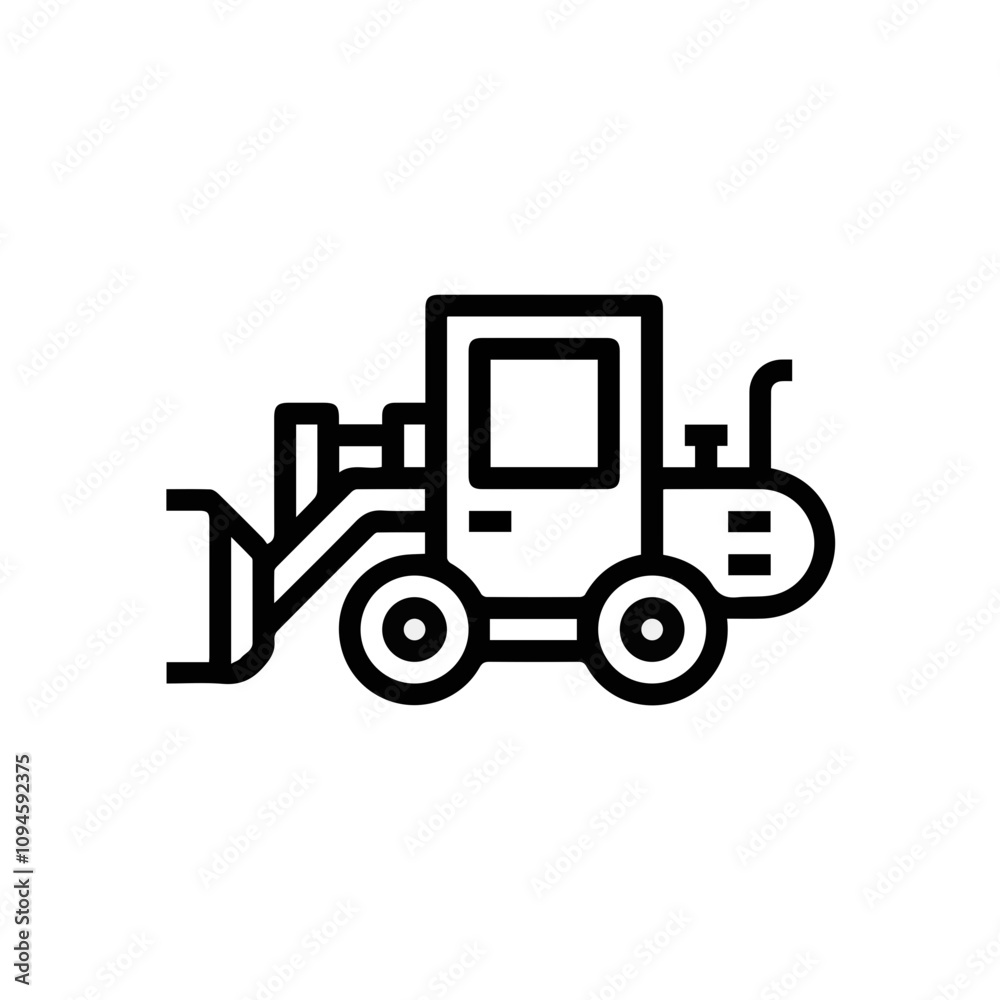 Fototapeta premium Truck icon symbol vector illustration 