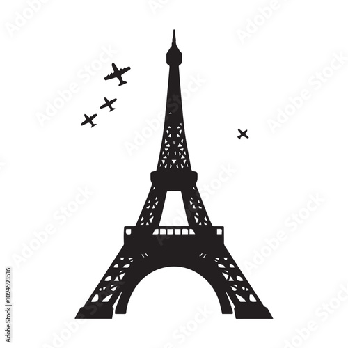Eiffel Tower Silhouette