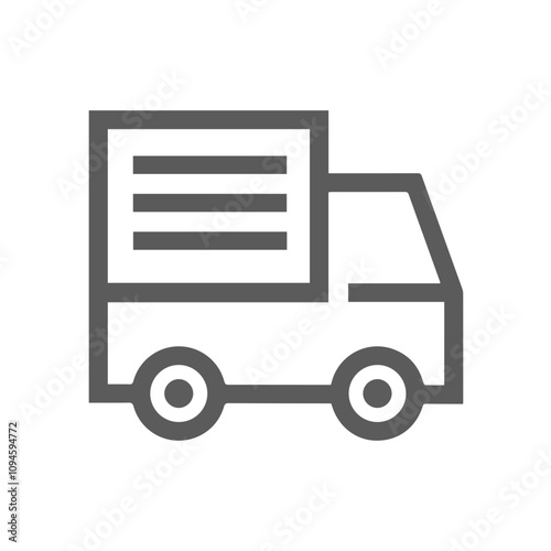 Truck icon symbol vector illustration 