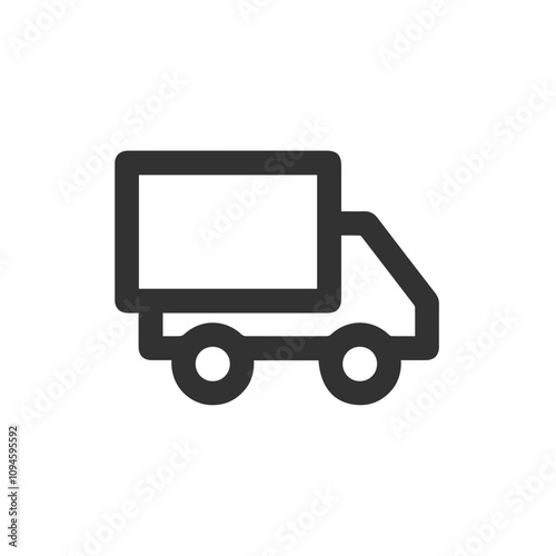 Truck icon symbol vector illustration 