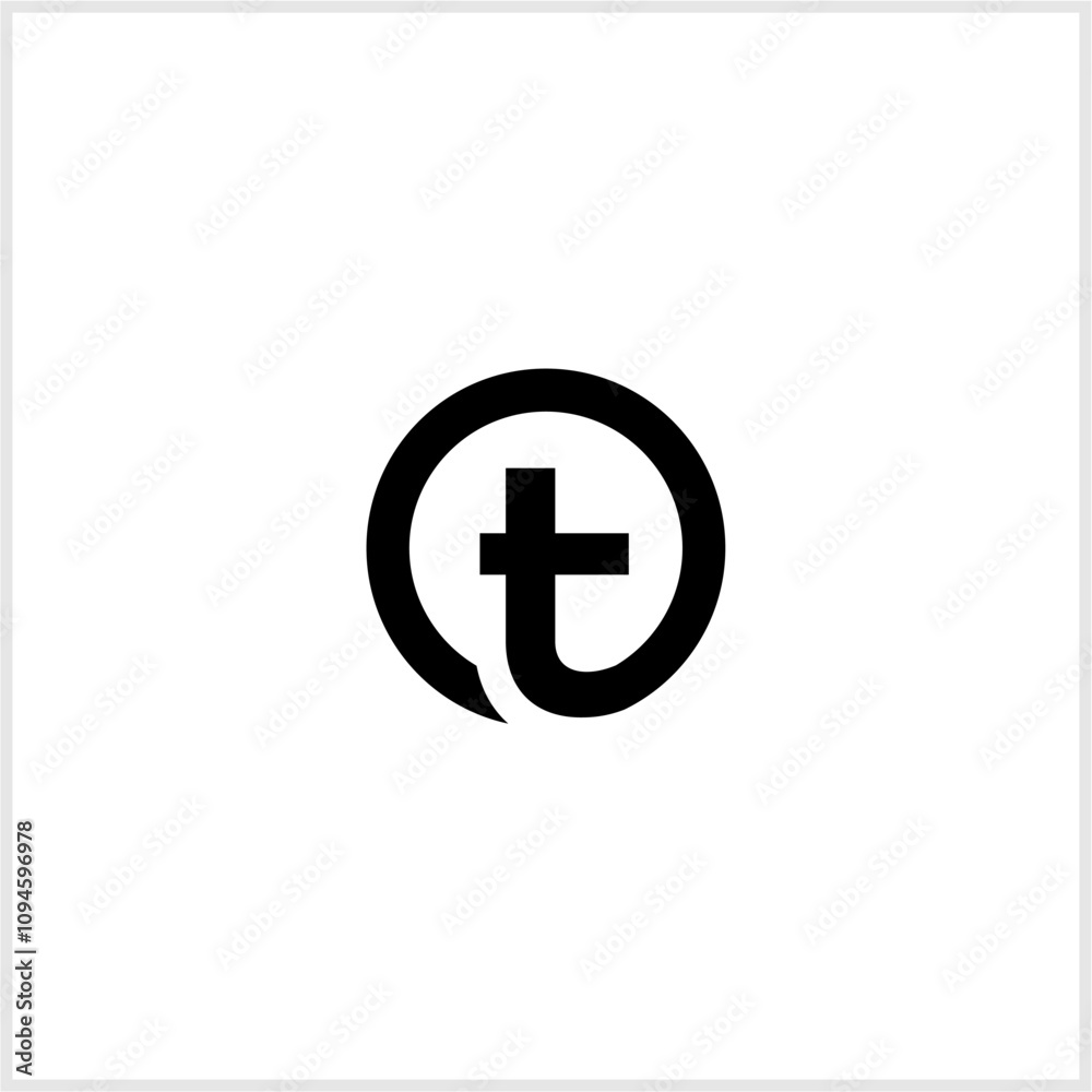 logo letter t circle logo letter t circle
