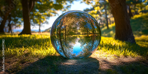  Nature Reflected in a Crystal Sphere