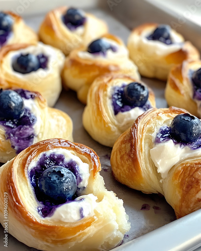 Blueberry Cheesecake Rolls.