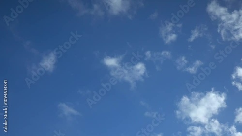 Rolling Clouds and Blue Sky 