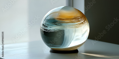  Nature Reflected in a Crystal Sphere