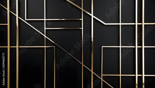 Black and Gold Luxe Background