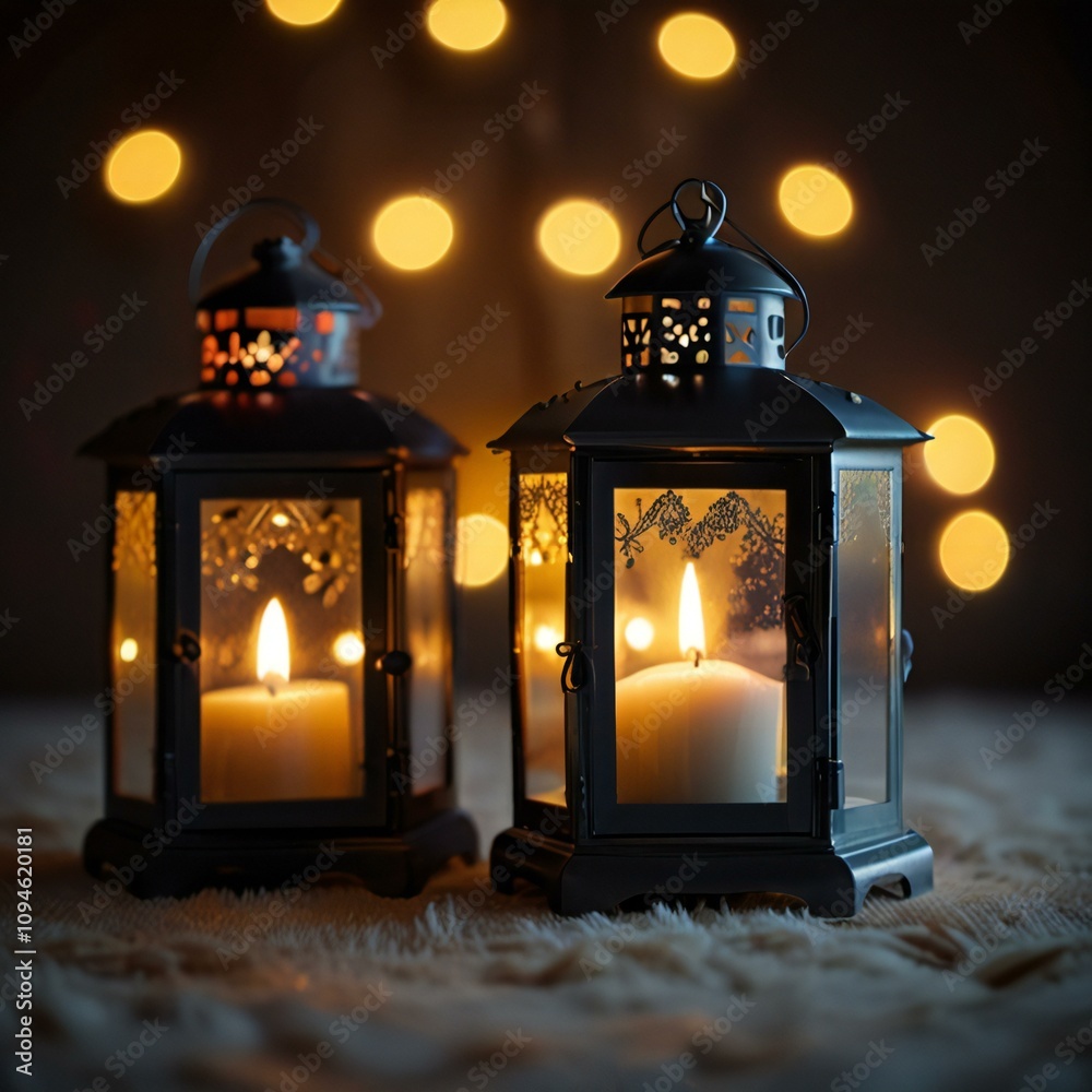 christmas lantern with candle christmas lantern with candle