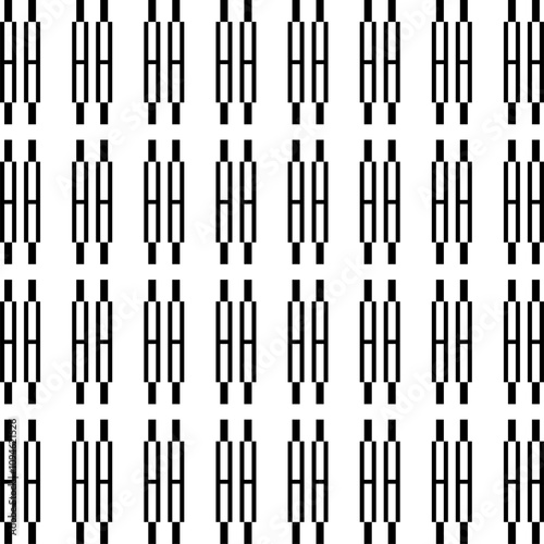 black and white pattern symbol barcode styled sign icon element silhouette illustration 