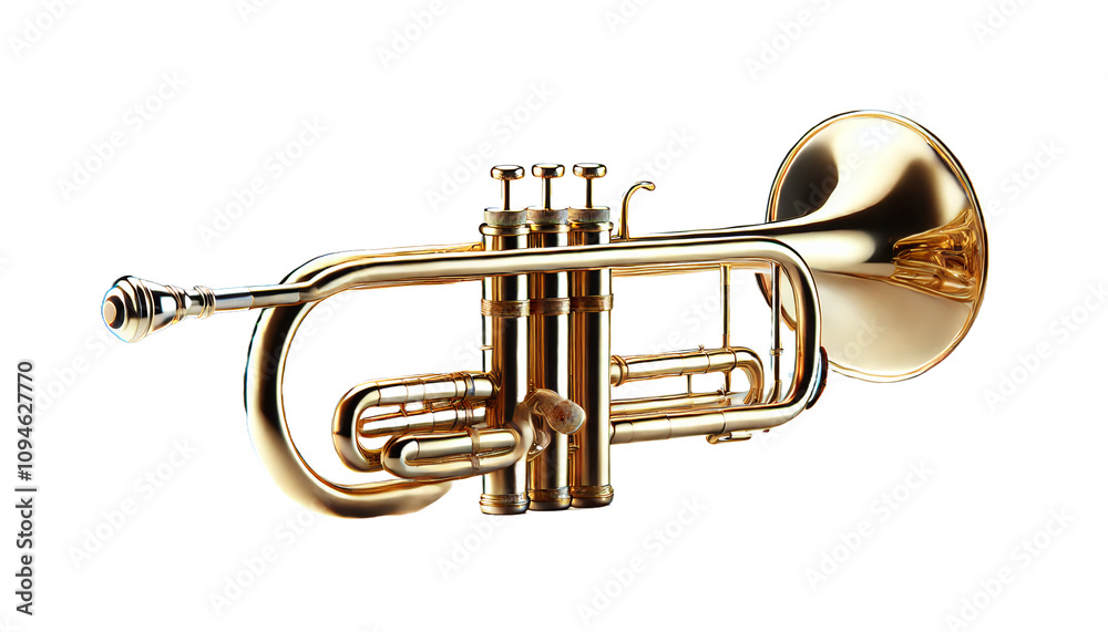 Obraz premium Trumpet Cutout