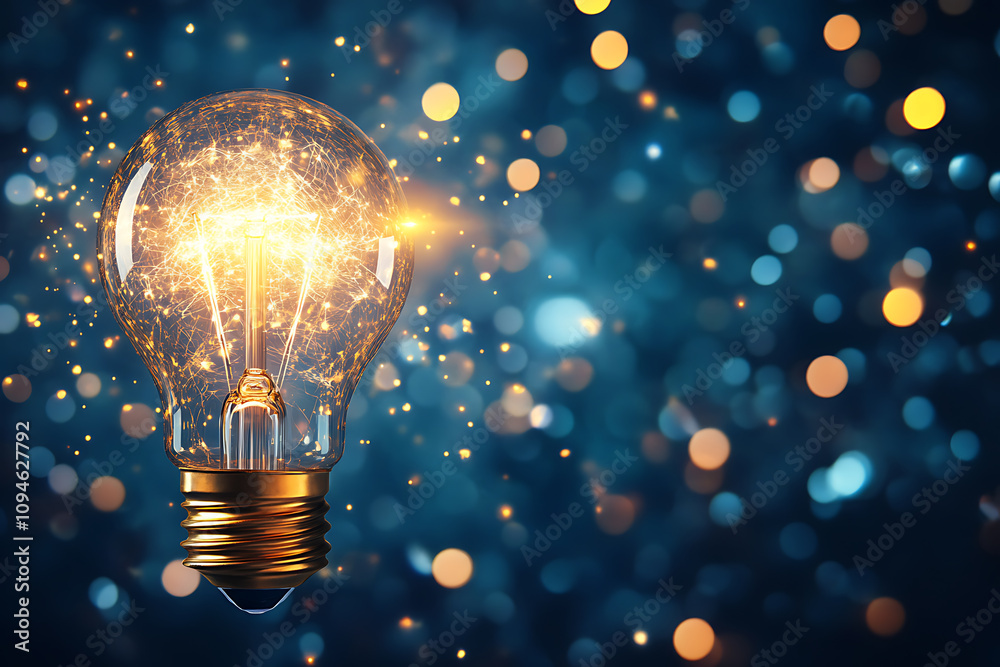 Illuminating Ideas: A Glowing Symbol of Innovation and Technological Advancement Illuminating Ideas: A Glowing Symbol of Innovation and Technological Advancement
