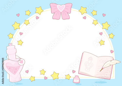 blue love potion class frame 2