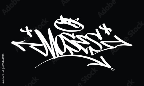 MOSES graffiti tag style design