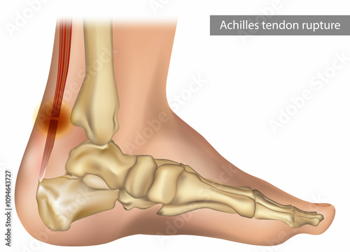 Achilles tendon rupture. Achilles injury
