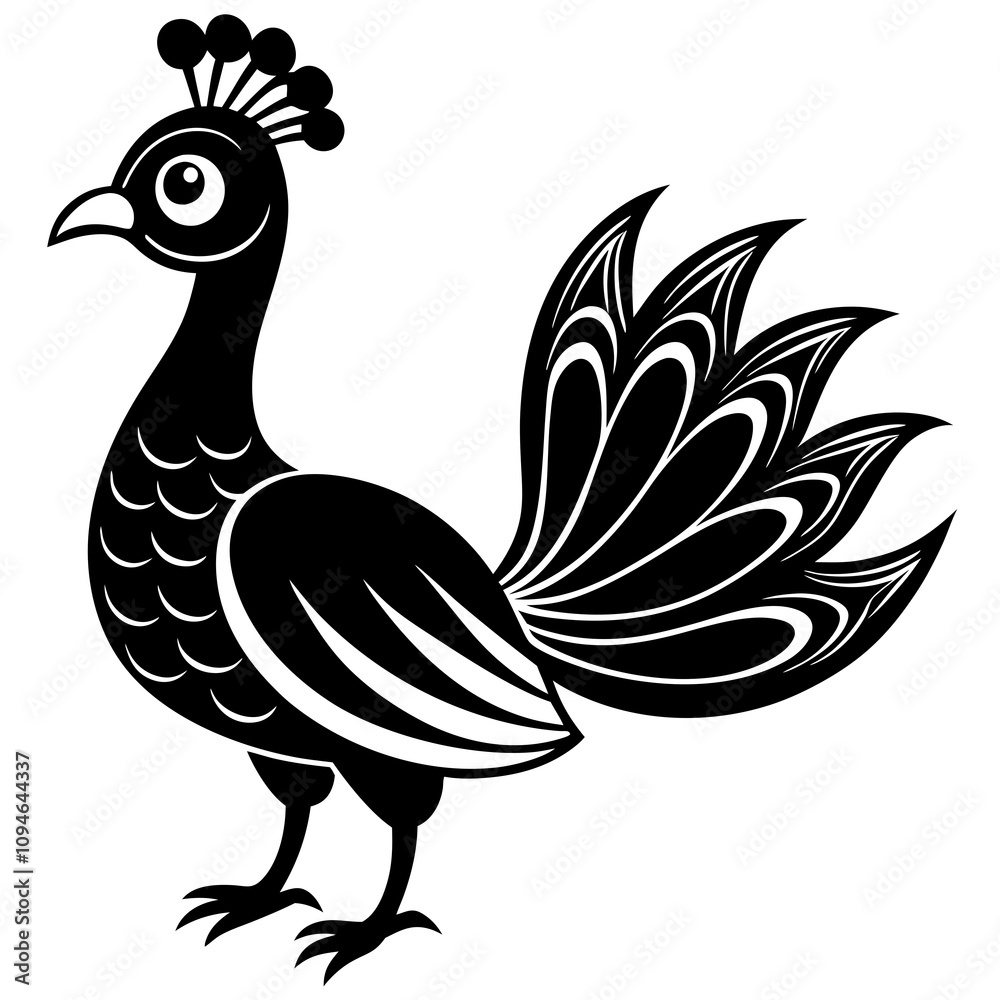 illustration of a peacock illustration of a peacock