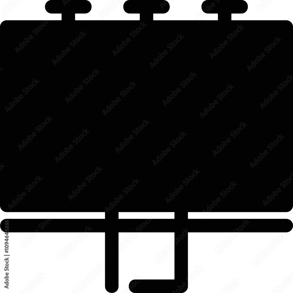 Simple vector icon billboard Simple vector icon billboard
